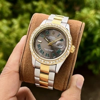 Rolex Men High Quality Brand Watch - Gold