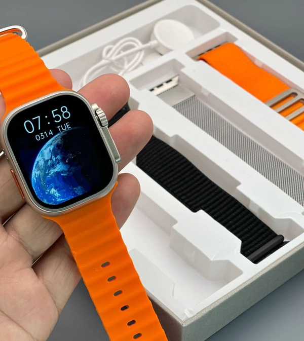 Apple Generation 8 Ultr Smart Watch - Pumpkin