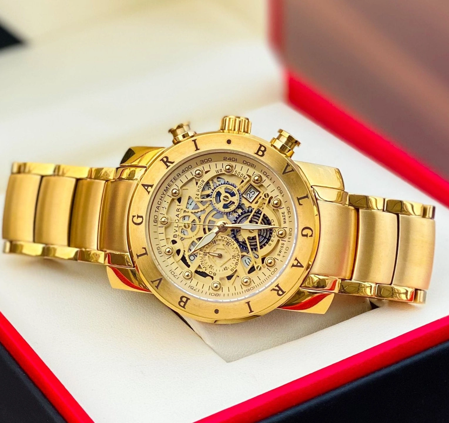 Bvlgari 24 Watch Price Bulgari Automatic Black Dial Men's Watch