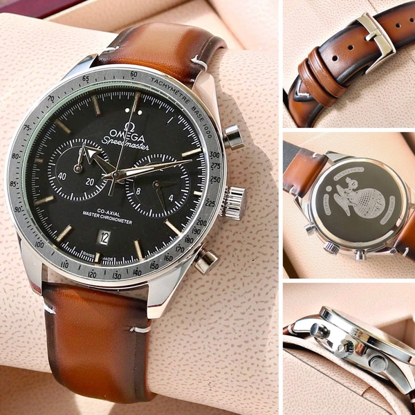 Omega Men Watch - Brown
