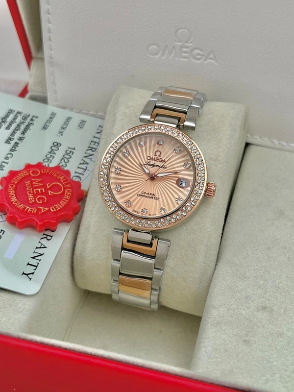 Omega Stylish Watch For Men - Silver Chalice