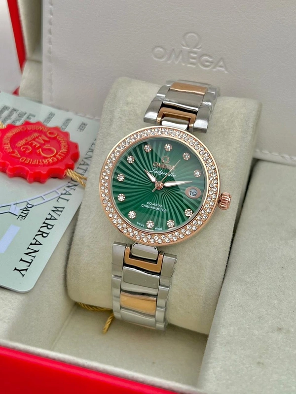 Omega Stylish Watch For Men - Silver Chalice