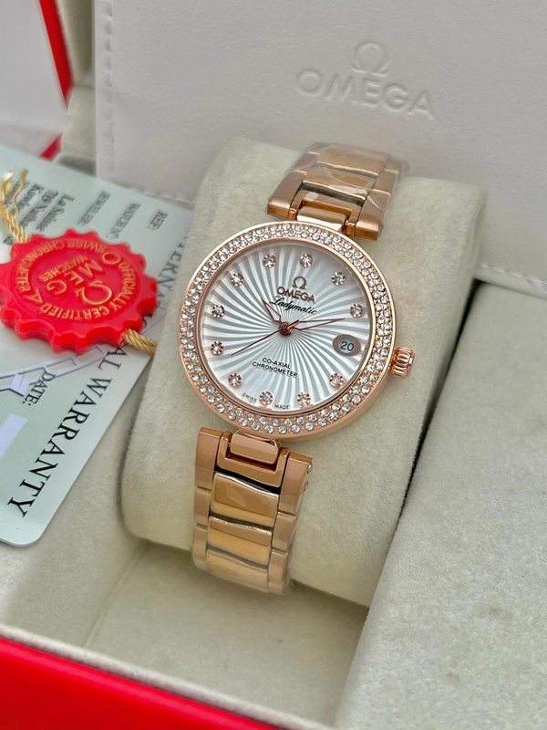 Omega Stylish Watch For Men - Silver Chalice