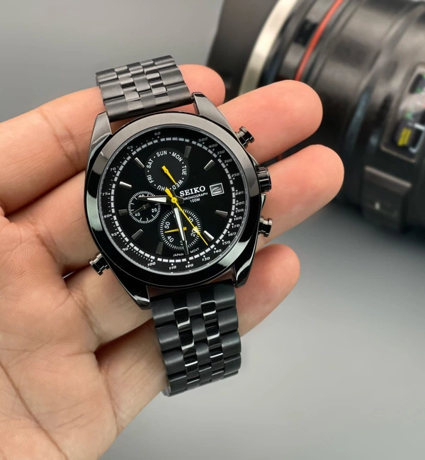 Seiko Watch - Black