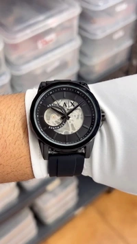Armani Exchange Men Watch - Black