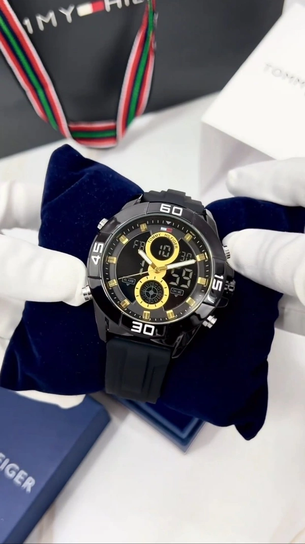 Tommy Hilfiger Men Watch - Black