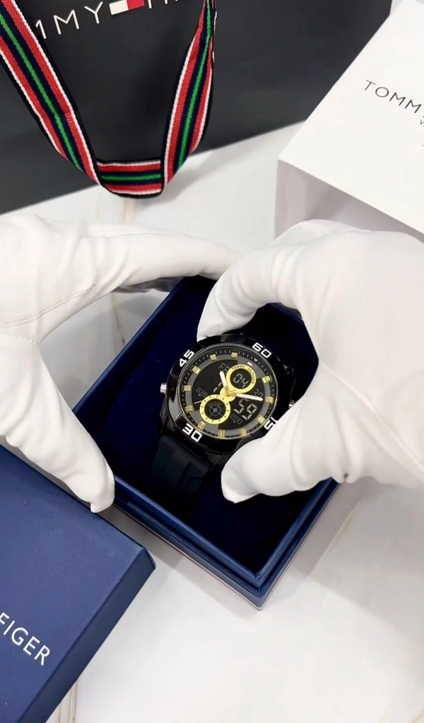 Tommy Hilfiger Men Watch - Black