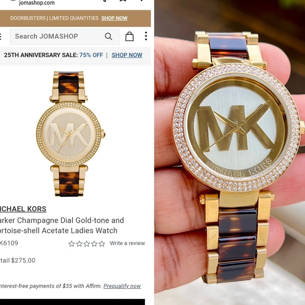 Michael Kors Watch For Her - Carnaby Tan