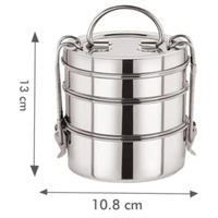 steel 3 contener lunch box 