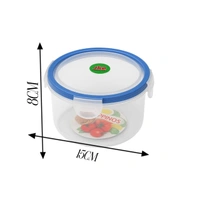Plastic Utility Container - 700 ml  (Pack of 2, Multicolor)