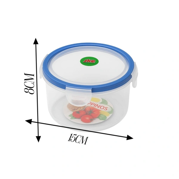 Plastic Utility Container - 700 ml  (Pack of 2, Multicolor)