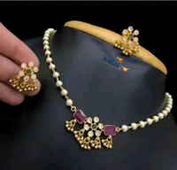 jewellery,choker,necklace,jewellery set,indian wedding jewellery 
