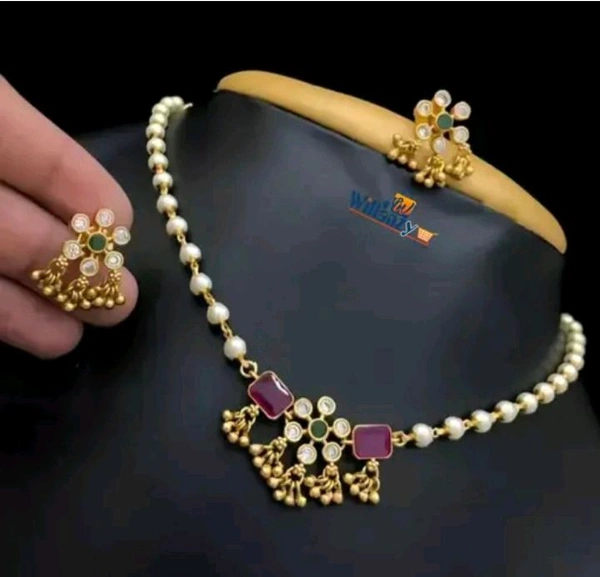 jewellery,choker,necklace,jewellery set,indian wedding jewellery 