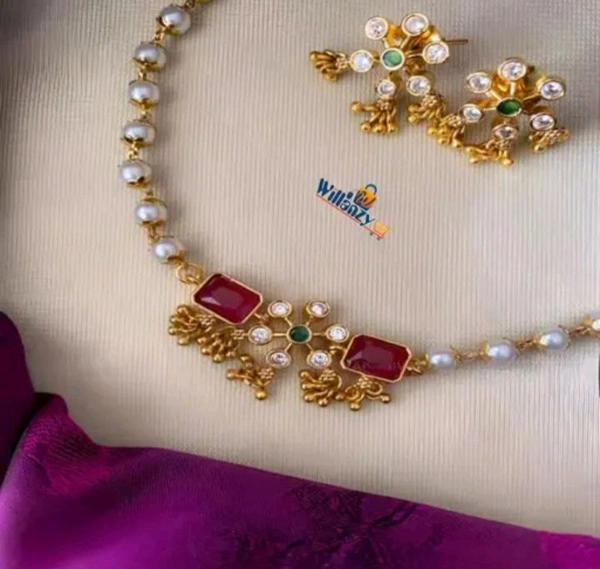 jewellery,choker,necklace,jewellery set,indian wedding jewellery 