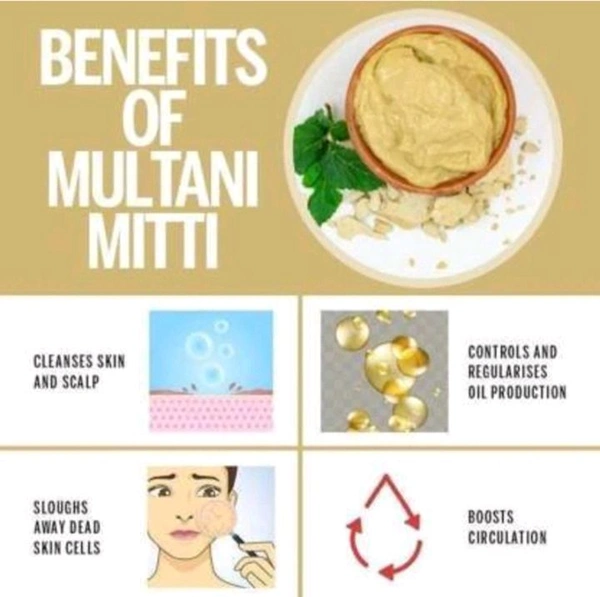 Multani Mitti – 100g | Natural Face Pack for Glowing Skin & Oil Control