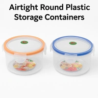 Plastic Utility Container - 700 ml  (Pack of 2, Multicolor)