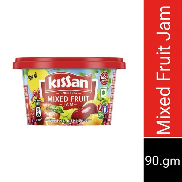 Kissan Jam Mixed Fruit  - 90g, Only -2 Ps
