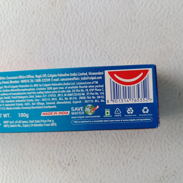 कोलगेट टूथपेस्ट , Colgate  - 100ml