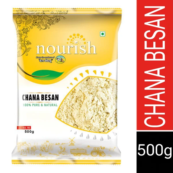 बैल कोलू का चना बेसन Bail Kolhu  Chana Besan - 500g