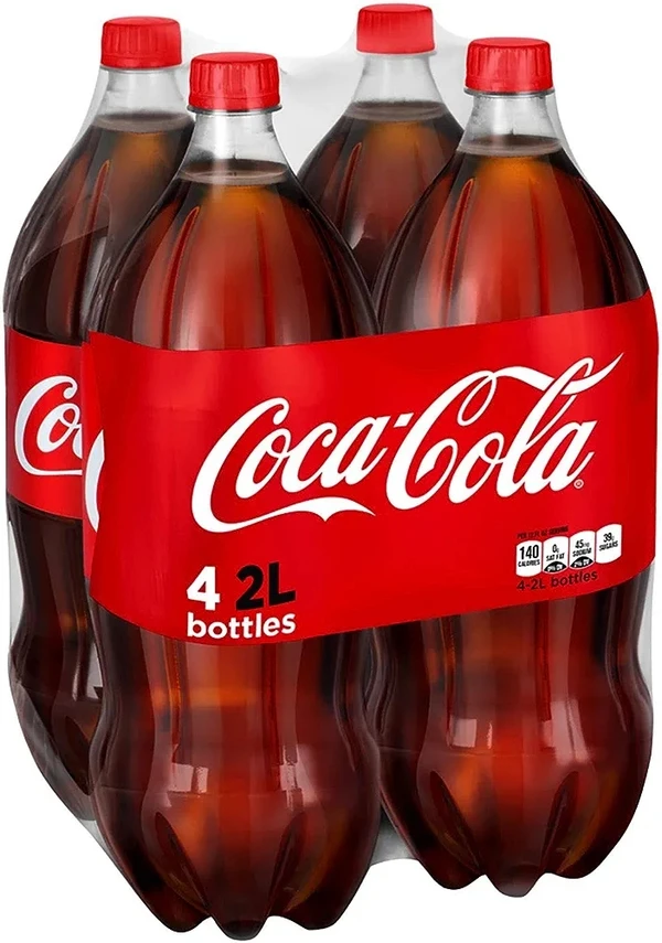 Coca-Cola   - 2+2=4 Ps Botal, 2*4= 8L