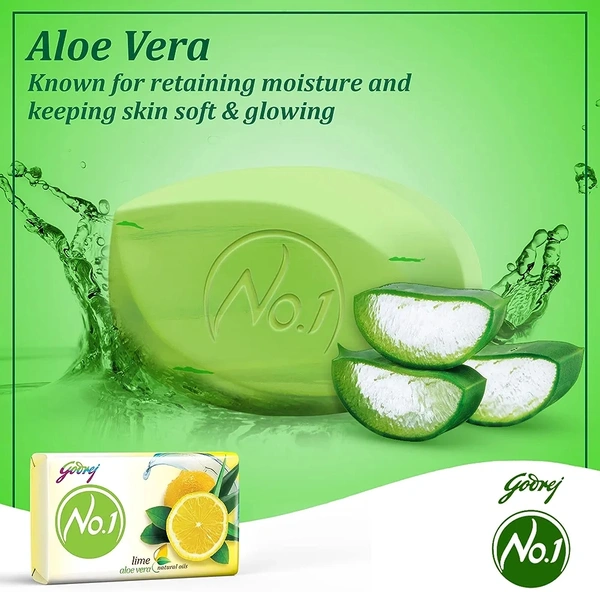 Godrej No.1 Iime Aloevera साबुन Sabun 