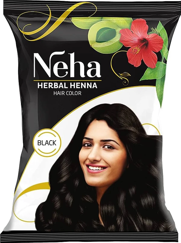 Neha Herbal Nehha Black Colour  - Black, 10g