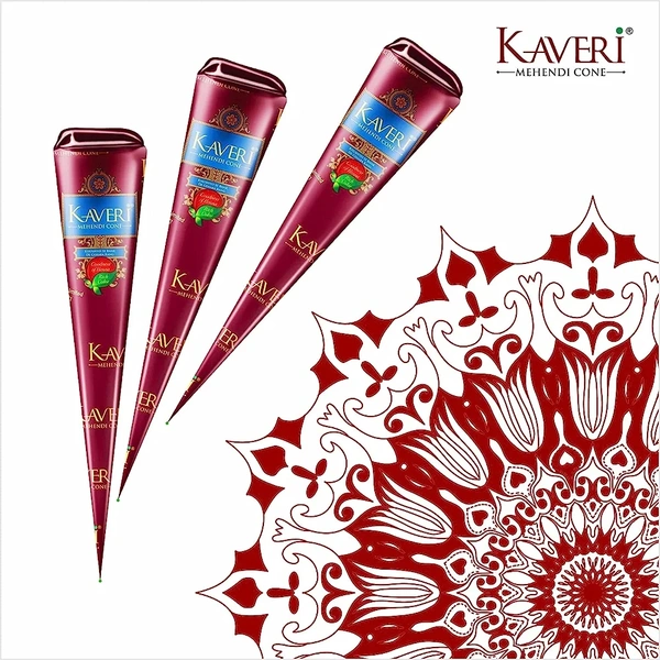 Kaveri Mehndi कावेरी मेहंदी हाथों में लगाने वाला - 10g, Brown