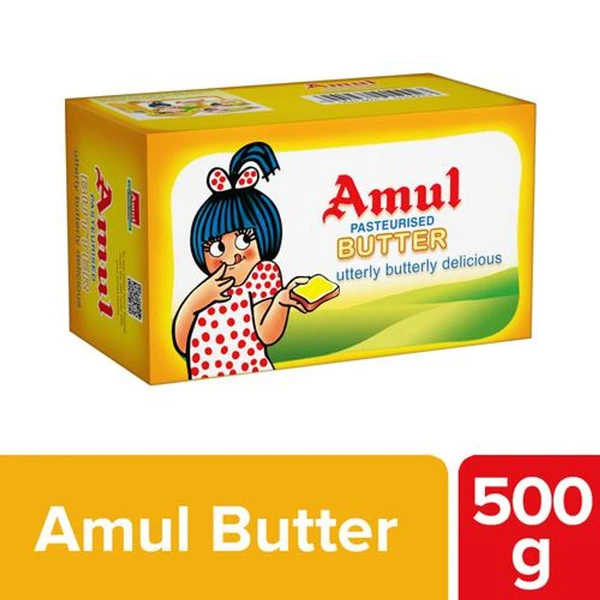 Amul Pasteurised Butter, 500 g Carton अमूल मक्खन