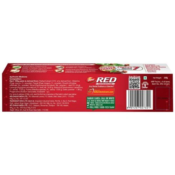 DABUR Red PASTE डाबर Red पेस्ट - 200g, Jaldi Oreder Kro Bas 2ps Bach