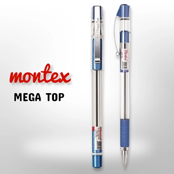 Montex Mega Top Ball Pen Blue 