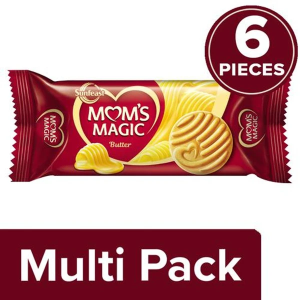 Mom's Magic Cookies, Biscuit (Multi Pack - 6)मॉम्स मैजिक बिस्किट हरा 