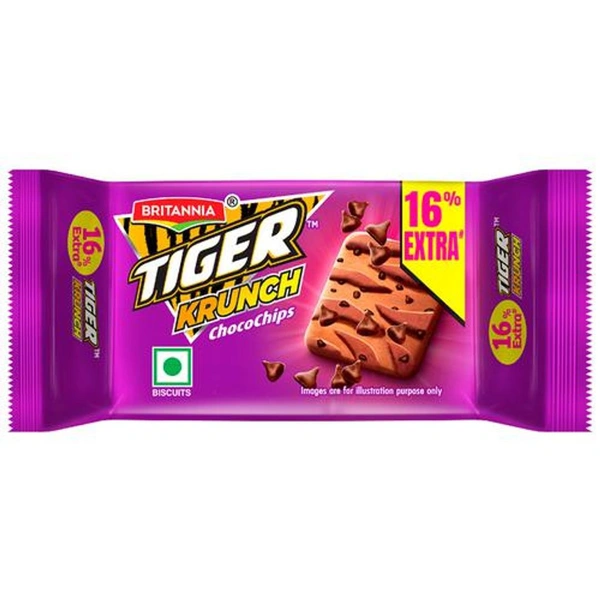 Britannia Tiger Current ChocoChip Biscuit ब्रिटानिया टाइगर करंट चॉकोचिप बिस्किट - 27g