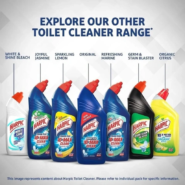 Harpic Power Plus Powder 10x Mac Clean (Toilet Cleaner) - 500ml
