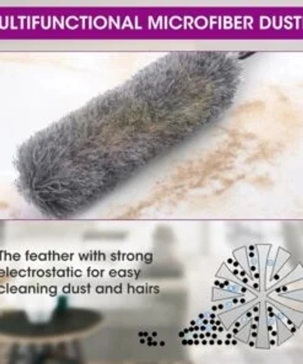 Extendable Microfiber Feather Duster - 1Ps
