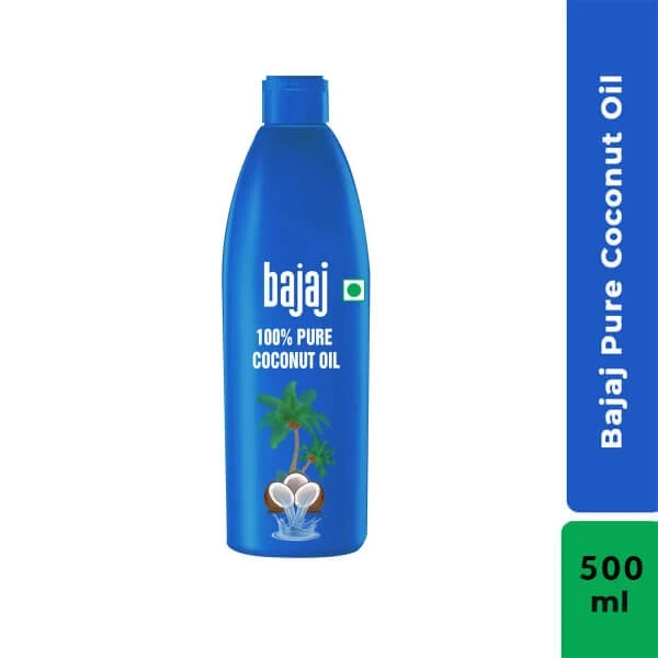 Bajaj Pure Coconut Oil, बजाज नारियल तेल - 500ml