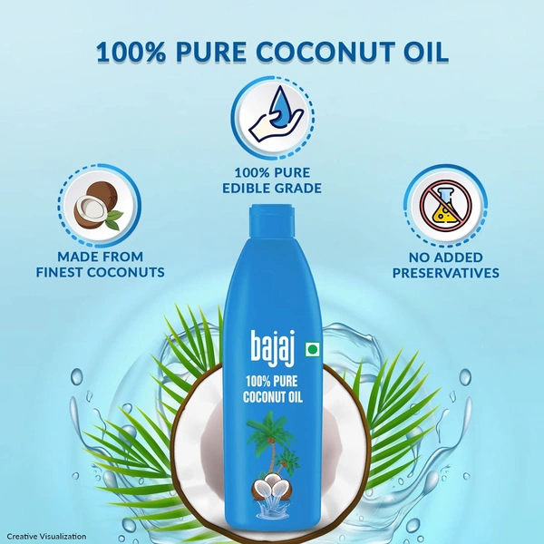 Baja Pure Coconut Oil, बजाज नारियल तेल - 100ml