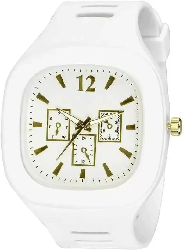 hamt Analog Men's Watch (Multicolor Dial Multi Colored Strap