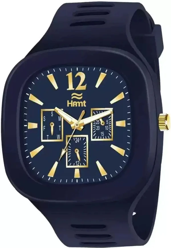 hamt Analog Men's Watch (Multicolor Dial Multi Colored Strap