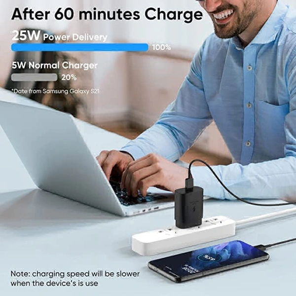 Samsung Original 25 Watt Charger - Black