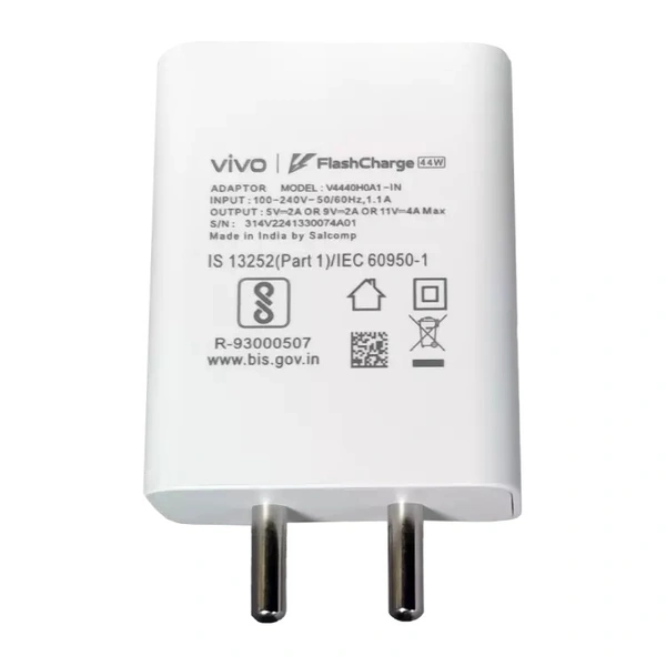Vivo 44 Watt Original Charger - White