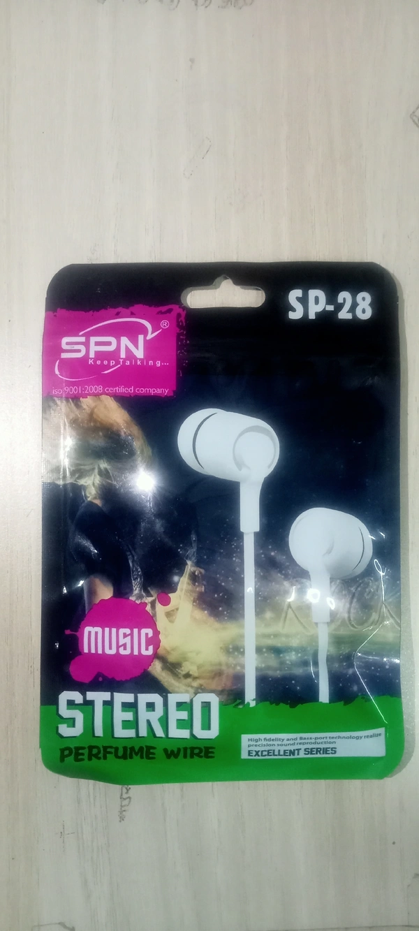 SPN SP 28 STEREO PERFUME WIRE - Black