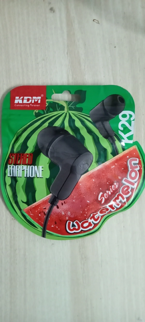 KDM WATER MELON SERIES EARPHONE  - Black