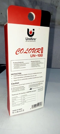 UNIFIRE UN 100 STEREO ENJOY MUSIC EARPHONE  - Black