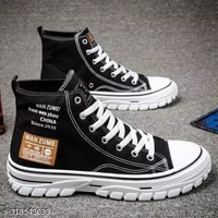 Wan zume *"Men's Everyday Comfort Casual Shoes: Step in Style and Ease"* - Black, 9
