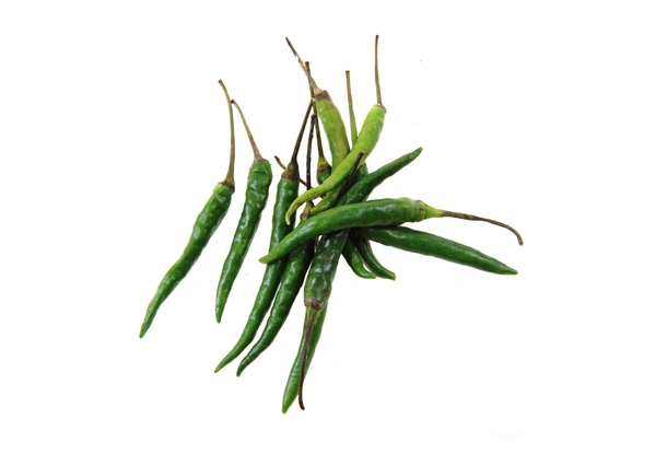 Green chilli Long, Medium (Loose), 100 g (ಹಸಿರು ಮೆಣಸಿನಕಾಯಿ) - 100 g