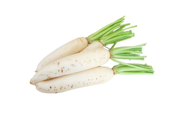 Radish White (Loose), 500g  (ಮೂಲಂಗಿ) - 500g