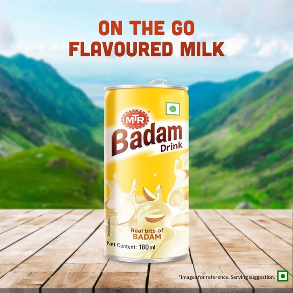 MTR Badam Drink Can 180ml MTR ಬಾದಾಮ್ ಡ್ರಿಂಕ್ ಕ್ಯಾನ್ 180ml - 180ML
