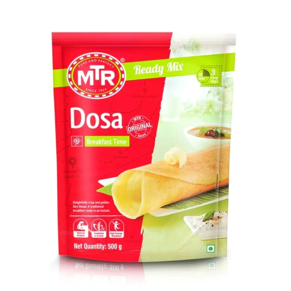 MTR Rice Dosa Mix 500 g MTR ರೈಸ್ ದೋಸೆ ಮಿಶ್ರಣ 500 ಗ್ರಾಂ - 500 g