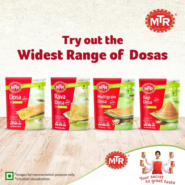 MTR Rice Dosa Mix 500 g MTR ರೈಸ್ ದೋಸೆ ಮಿಶ್ರಣ 500 ಗ್ರಾಂ - 500 g