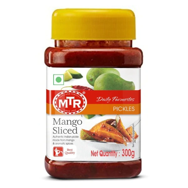 MTR Mango Full Pickle 300 g MTR  ಮಾವಿನಕಾಯಿ ಪೂರ್ಣ ಉಪ್ಪಿನಕಾಯಿ 300 ಗ್ರಾಂ - 300g